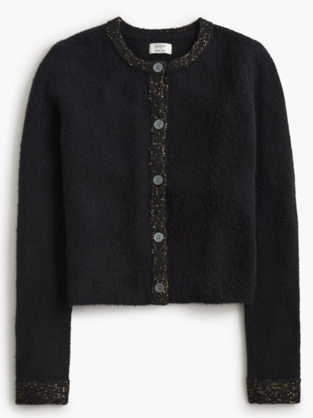 J. Crew Sequin Cardigan Sweater in Extra-Soft Yarn Party Cocktail Festive 3X